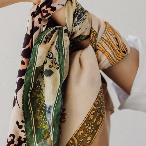 Handmade Satin Scarf