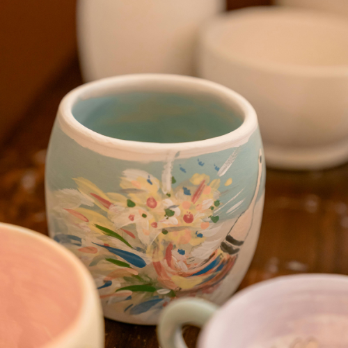 Hand-Painted Designer Cup